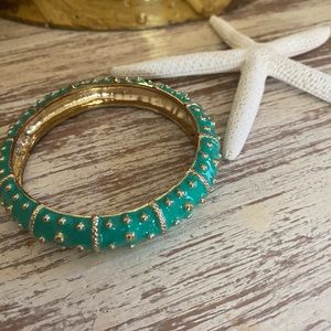 Lilly Pulitzer Aqua Green Bangle Bracelet